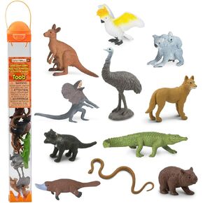 Safari Ltd. Land Down Under TOOB - 11 Figurines of Australian Animals - Educational Toy Figures For Boys, Girls, and Kids Ages 3+