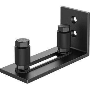 Sliding Barn Door Floor Guide, Adjustable Stay Roller, Flat &Flush Bottom Design, Anti-Rust Smooth Bearings