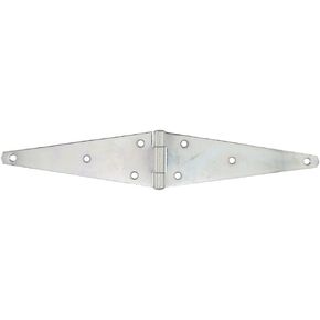National Hardware N127-878 282BC Heavy Strap Hinge in Zinc plated,10 Inch