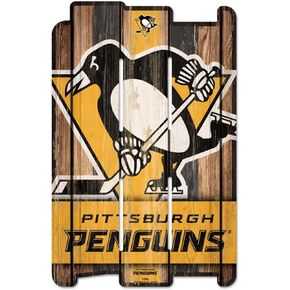 Wincraft NHL Pittsburgh Penguins Sports Fan Home Decor, Team Color, 11x17