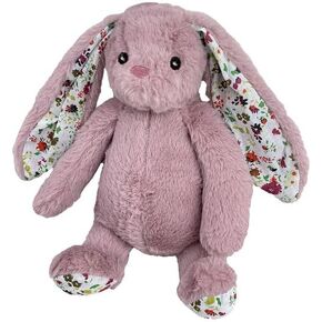 Pet Lou Promo Rabbit, 15-inch Height, Mauve Super Soft, Animal Plush Toys