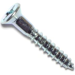 014973293031 Midwest Wood Screw, No 10 X 1-1/4 in, Steel, Zinc Plated, 100