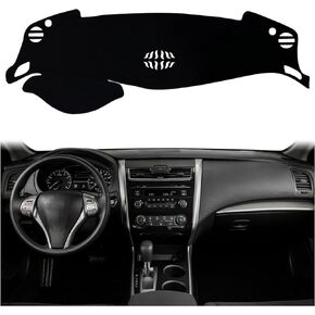 Dash Mat Cover Custom Interior Center Console Mat Compatible with Nissan Altima S SR SV and SL Sedan 2013 2014 2015 2016 2017 2018 Dashboard mat Covers Accessories