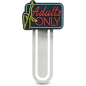 Genuine Fred Light Reading Closed, Neon Sign Bookmark