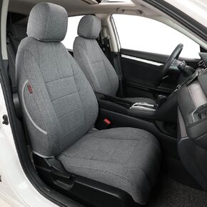 Coverdram Custom Seat Covers Compatible with Select Honda Civic 2016 2017 2018 2019 2020 2021 Hatchback Models (Beige,Full Set)