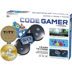 Thames & Kosmos Code Gamer: Coding Workshop & Game | Ios + Android Compatible | Learn To Code | Four Sensors | Powerful Arduino Board | Winner Toy of The Year Award | Parents' Choice Gold Award Winner