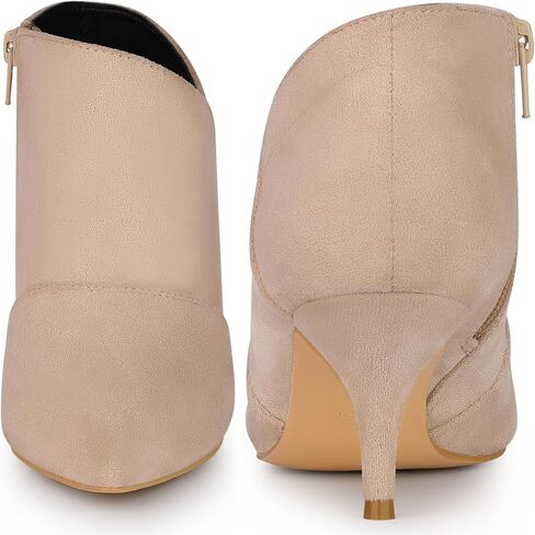 Perphy Pointed Toe Cutout Kitten Heel Ankle Booties for Women in Saudi Arabia