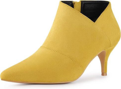Perphy Pointed Toe Cutout Kitten Heel Ankle Booties for Women in Saudi Arabia