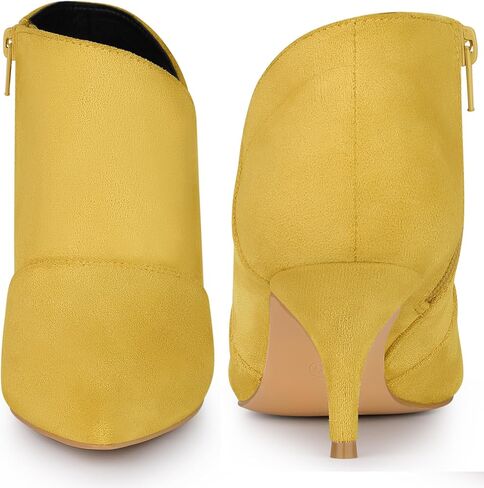 Perphy Pointed Toe Cutout Kitten Heel Ankle Booties for Women in Saudi Arabia