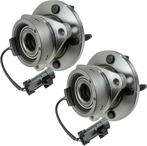 TRQ Front Wheel Hub & Bearing Left & Right Pair for Cobalt Ion G5 HHR Pursuit in Saudi Arabia