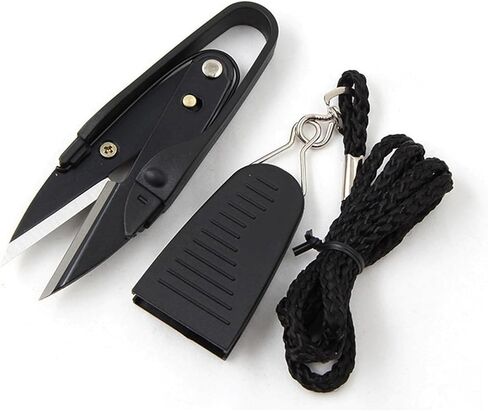 مقص غزل للحياكة مع غطاء مقص تطريز لقصاصات خيط الخياطة من نسيج الكروشيه in Kuwait