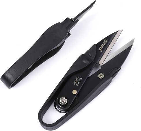 مقص غزل للحياكة مع غطاء مقص تطريز لقصاصات خيط الخياطة من نسيج الكروشيه in Kuwait