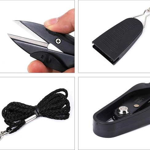 مقص غزل للحياكة مع غطاء مقص تطريز لقصاصات خيط الخياطة من نسيج الكروشيه in Kuwait