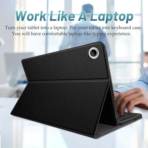 حافظة لوحة المفاتيح اللاسلكية لجهاز سامسونج جالاكسي تاب A9 8.7 بوصة 2023 مع واقي شاشة من الزجاج المقوى، حافظة واقية للوحة المفاتيح اللاسلكية قابلة للفصل لجهاز سامسونج تاب A9 اللوحي 8.7 بوصة in Kuwait