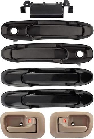 7Pcs Front Rear Left Driver Right Passenger Side Exterior Interior Door Handles & Tailgate Handle Fit for Toyota Sienna 1998-2003 3.0L V6 Replace# 80850 80357 80359 80533 80504 79600 in Saudi Arabia
