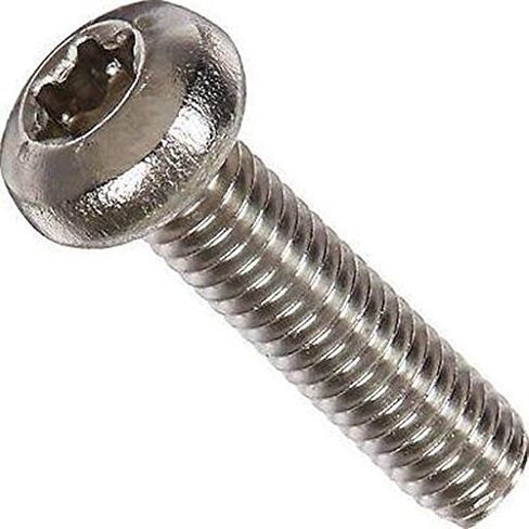 Small Parts 18-8 Stainless Steel Pan Head Machine Screw, Meets ISO 7045, T20 Star Drive, M4-0.7 Thread Size, 16 mm Length, Fully Threaded, Import (Pack of 50) in Saudi Arabia