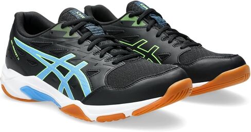 ASICS Men's GEL-ROCKET 11 Volleyball Shoes, 9.5, BLACK/WATERSCAPE in Saudi Arabia
