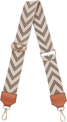 PH PandHall 2 Inch Wide Bag Strap, Adjustable Crossbody Strap, Brown Replacement Shoulder Belt Canvas Bag Tote Shoulder Belt for DIY Purse Crossbody Bag Handbag Making Replacement, 34.4~52.8 Inch in Saudi Arabia