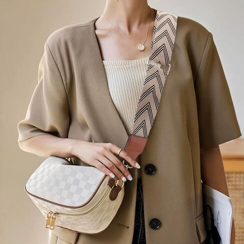 PH PandHall 2 Inch Wide Bag Strap, Adjustable Crossbody Strap, Brown Replacement Shoulder Belt Canvas Bag Tote Shoulder Belt for DIY Purse Crossbody Bag Handbag Making Replacement, 34.4~52.8 Inch in Saudi Arabia
