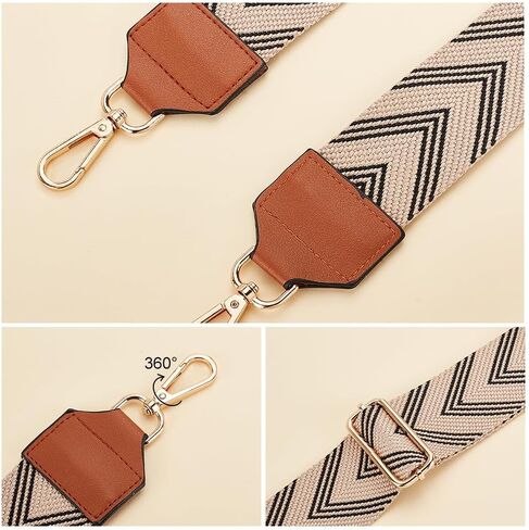 PH PandHall 2 Inch Wide Bag Strap, Adjustable Crossbody Strap, Brown Replacement Shoulder Belt Canvas Bag Tote Shoulder Belt for DIY Purse Crossbody Bag Handbag Making Replacement, 34.4~52.8 Inch in Saudi Arabia