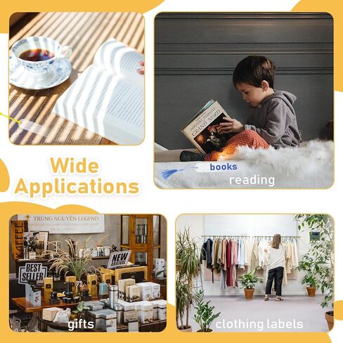 100 PCS Blank Acrylic Bookmarks with 100 Pcs Colorful Bookmark Tassels, Clear Bookmarks Bulk for DIY Craft Projects and Gift Tags, 5 x 1inch in Kuwait