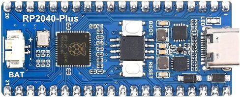 Waveshare RP2040-Plus, A Low-Cost, High-Performance Pico-Like MCU Board Based On Raspberry Pi Microcontroller RP2040 4MB in Saudi Arabia