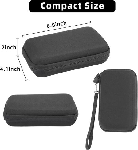 HESPLUS Travel Hard Case for RG35XX H Retro Handheld Game Console, Handheld Emulator Console Holder Organizer, Portable Mini Game Player Storage Bag for Games Cards, Cable (Case Only) in Saudi Arabia