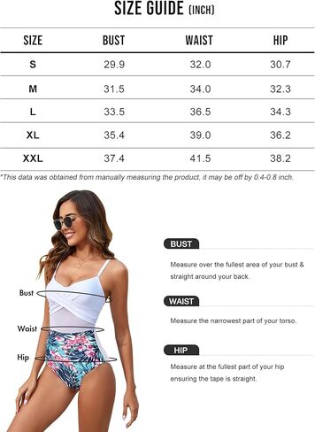 بدلة سباحة نسائية مثيرة من قطعة واحدة من Narecte، بدلة سباحة للتحكم في البطن، ملابس سباحة بخصر مرتفع in Kuwait