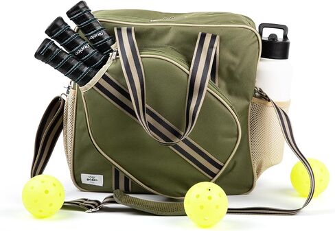 XL Pickleball Bag-Durable Pickleball Bags-Pickleball Paddle Bag- Pickleball Bags for Women-Pickleball Bags for Men- Pickle Ball Bag with Insulated Drink Cooler Bag Fence Hooks, Padded Shoulder Strap in Saudi Arabia