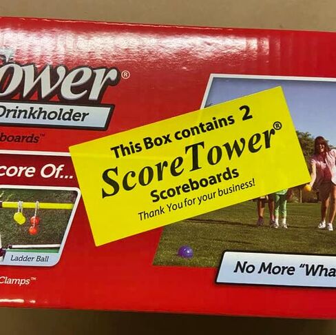 2-Pak - Scoreboard & Drinkholder for Cornhole, Horseshoes, 2-Pack in Saudi Arabia