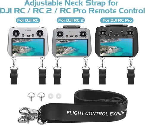 حبل للرقبة لجهاز التحكم DJI RC/RC 2/RC Pro، حزام كتف قابل للتعديل من النايلون لملحقات DJI Mini 4 Pro/Mini 3 Pro/Air 3/Mavic 3 Pro/Mavic 3 Classic/Mavic 3 Cine in Saudi Arabia