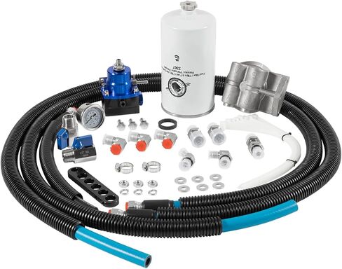 3405 وعاء فلتر الوقود طقم إرجاع منظم OBS مناسب لـ 1994-1997 Ford F250 F350 7.3L Powerstroke in Kuwait