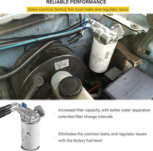3405 وعاء فلتر الوقود طقم إرجاع منظم OBS مناسب لـ 1994-1997 Ford F250 F350 7.3L Powerstroke in Kuwait