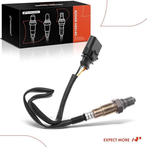 مستشعر الأوكسجين A-Premium O2 متوافق مع Audi Q5 2013-2015 & Bentley Continental 2015 & Volkswagen Beetle، Passat 2014، 1.8L 2.0L 4.0L، Upstream، استبدال # 06K906262G، 079906262AB in Kuwait