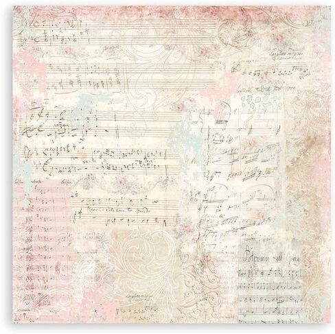 Stamperia International Mini Scrapbooking Pad-Double Sided Sheets-Backgrounds-Sweet Winter, Multicoloured, 8 x 8 inches in Saudi Arabia
