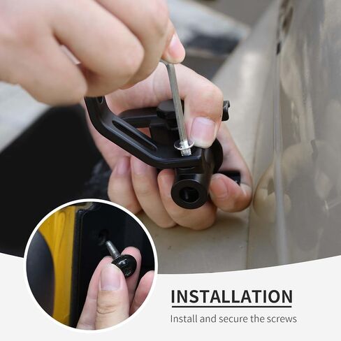 موسع حامل أكواب الباب من Linskip متوافق مع Jeep TJ Wrangler 1997-2006، حامل الهاتف الخلوي متعدد الوظائف 2 في 1، ملحقات TJ الداخلية (أسود) in Saudi Arabia