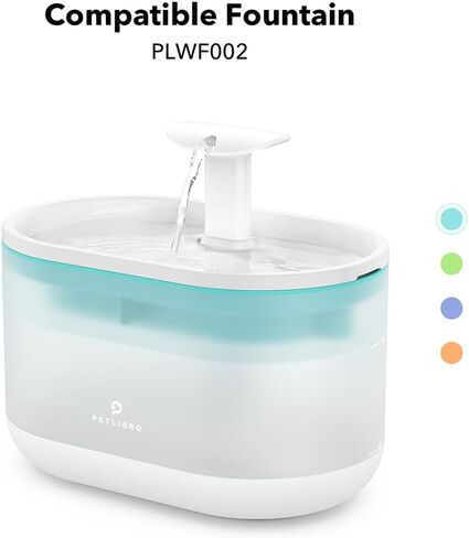 مرشحات بديلة لنافورة مياه القطط الكبسولة PLWF002 من PETLIBRO، مجموعة من المرشحات البديلة لمدة شهرين لنافورة مياه الحيوانات الأليفة فائقة الهدوء - 4 قطع in Kuwait