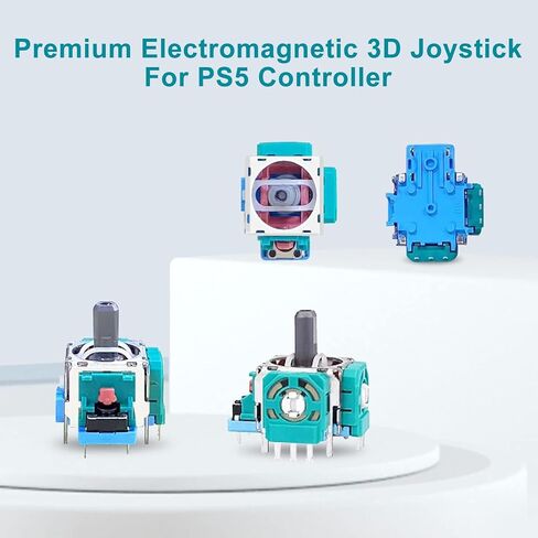 4 قطع بديلة من عصا التحكم لوحدة تحكم PS5، استبدال عصا التحكم التناظرية ثلاثية الأبعاد LUNISSILY المتوافقة مع جزء وحدة تحكم Playstation 5 DualSense مع طقم مفك إصلاح لوحدة تحكم PS5. in Kuwait