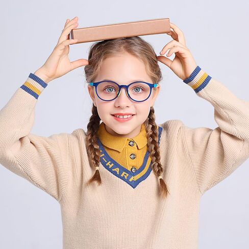 Kids Blue Light Blocking Glasses For Girls And Boys Computer Blue Light Blocking Eyeglasses For Age 4-13 in Saudi Arabia