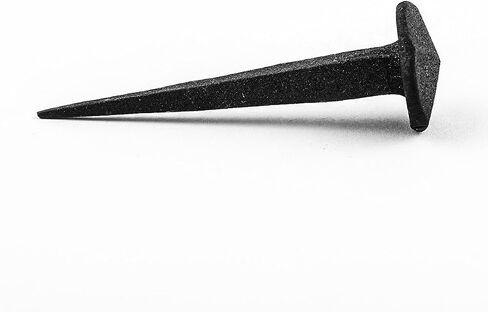 Renovators Supply Manufacturing Clavos Nails 2.8 in. Black Wrought Iron Decorative Round Pyramid Head Nails for Barn, Gate, Window Shutter Or Doors with Black Powder Coat Finish in Saudi Arabia