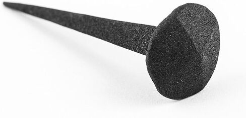 Renovators Supply Manufacturing Clavos Nails 2.8 in. Black Wrought Iron Decorative Round Pyramid Head Nails for Barn, Gate, Window Shutter Or Doors with Black Powder Coat Finish in Saudi Arabia