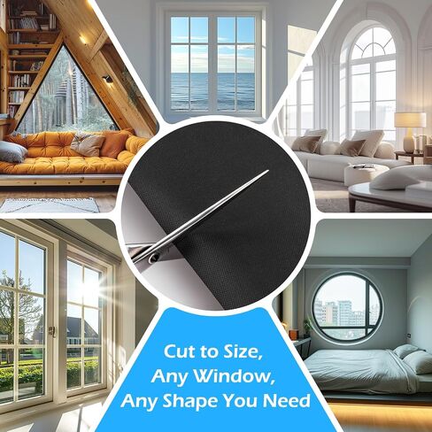 Blackout Curtains for Bedroom, 100% Blackout Window Blinds for Baby Nursery, Bedroom, Window, Dorm Room, Office Use (57“x 79") in Saudi Arabia
