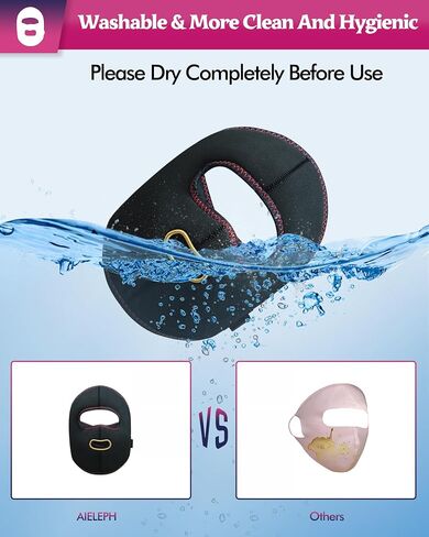 Heated Face Mask, Sinus Pressure Relief Mask, with 3 Temp and 4 Timing Settings, Extra Large Face Heating Pad for Eyes, Hormone Migraine, Tension Headache Relief in Saudi Arabia