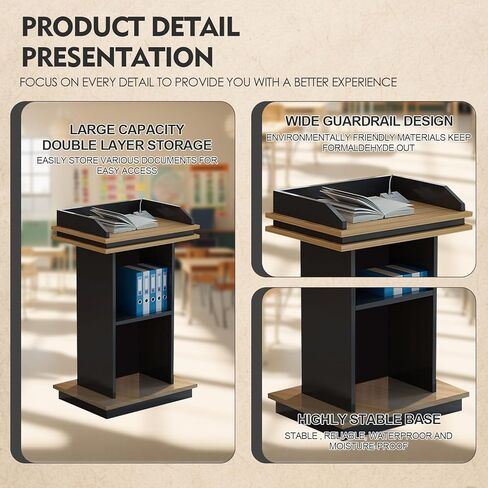 منابر منبر الكنيسة ومنصات الكنيسة والمدرسة والمكتب والمؤتمرات والمنزل حامل منصة خشبية مميزة لحفلات الزفاف والفصول الدراسية in Kuwait