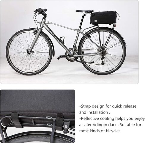 حقيبة جذع الدراجة من ArcEnCiel، مجموعة حامل المقعد الخلفي المقاومة للماء in Kuwait