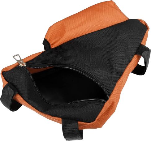 X AUTOHAUX Bike Triangle Frame Bag Front Pouch Cycling Bicycle Wedge Tube Storage Bag with Bottle Holder for Road Mountain Bikes Orange in Saudi Arabia
