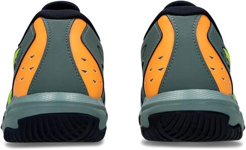 حذاء كرة الطائرة الرجالي GEL-ROCKET 11 من ASICS، مقاس 10.5، CELADON/SAFETY YELLOW in Saudi Arabia
