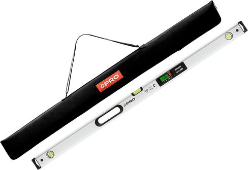 PRO900 Magnetic Digital Level 16-inch(40cm) with 2 LCD Screens and Carrying Bag included - 19 Measurements Memory Space - IP65 Rating - Elastomer Caps with High Energy Absorption in Saudi Arabia