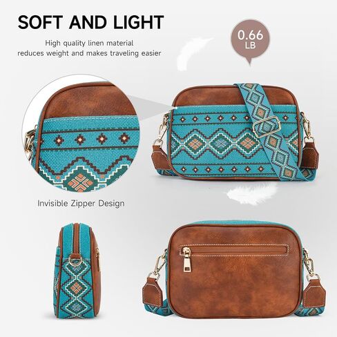 MEITRUE Crossbody Bags for Women Trendy, Women's Purse lightweight Retro Style Shoulder Bag in Saudi Arabia