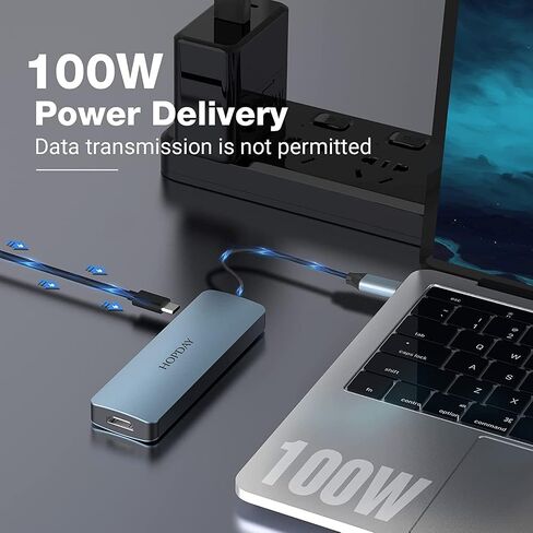 موزع USB C 6 في 1، محول USB C بشاشة مزدوجة، دونجل USB C مع HDMI 4K، 100 وات PD، USB 3.0، SD/TF، ​​محور متعدد المنافذ لأجهزة الكمبيوتر المحمول من النوع C والأجهزة الأخرى in Saudi Arabia